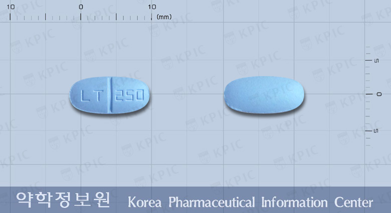 케피람정250밀리그램(레비티라세탐) 낱알 사진