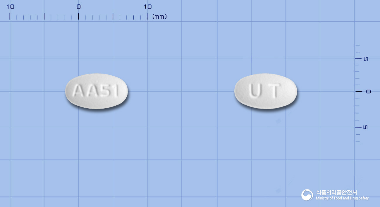 뉴펙스듀오정5mg/10mg 낱알 사진