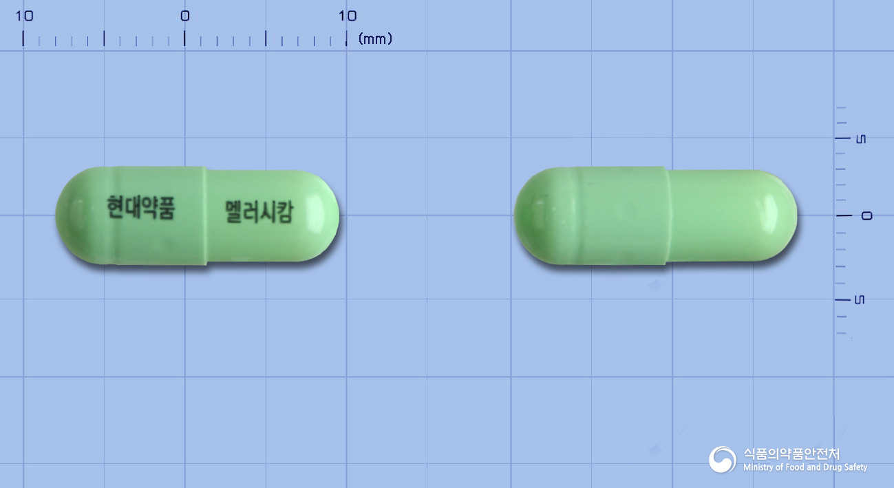 멜러시캄캡슐(멜록시캄) 낱알 사진