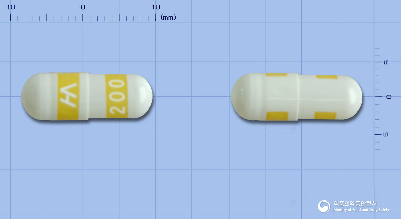 한콕스캡슐200mg(세레콕시브) 낱알 사진