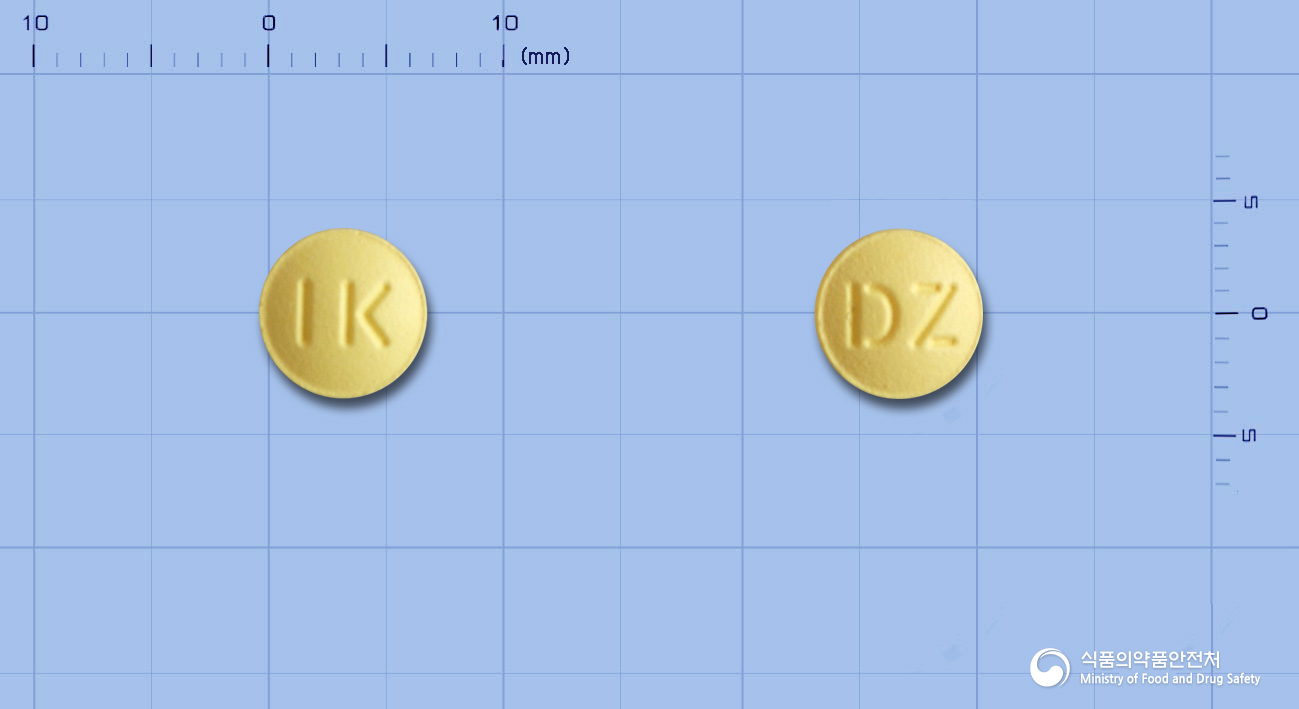 도네펙트정5mg(도네페질염산염수화물) 낱알 사진