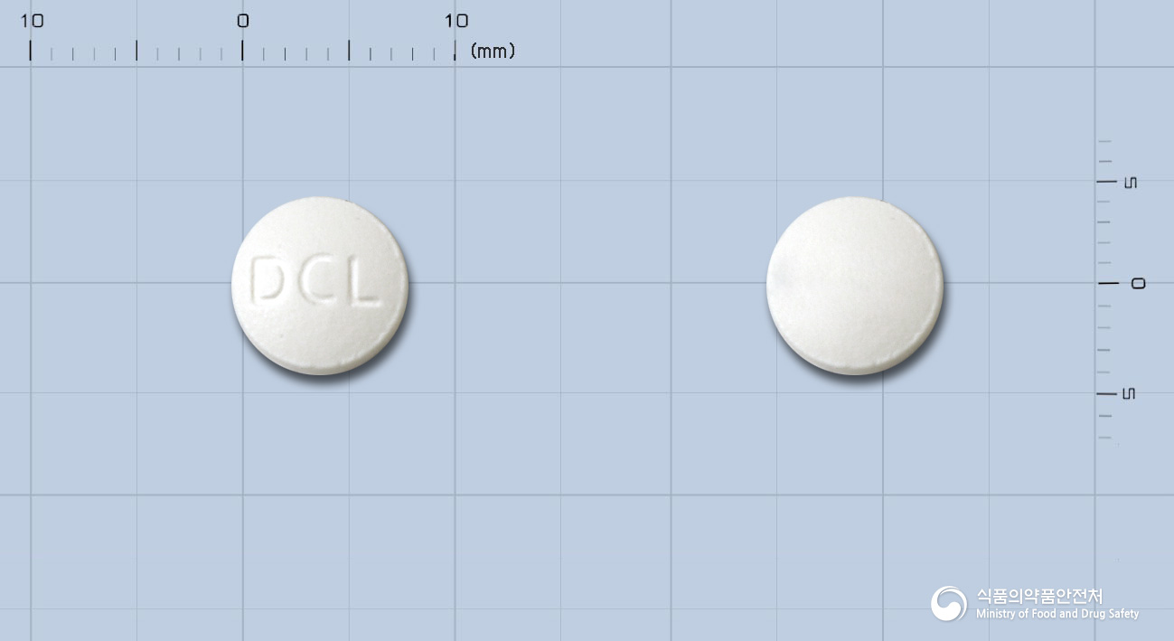 동구레보플록사신수화물정100mg 낱알 사진