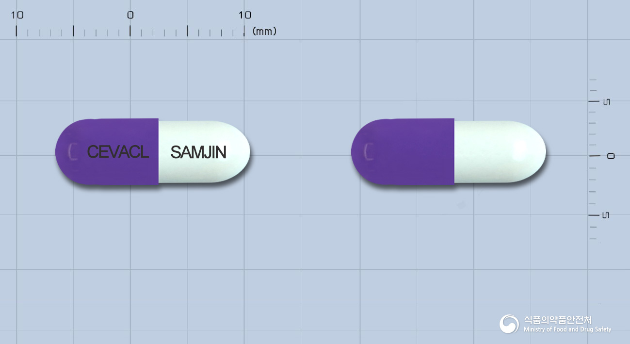 세바클캡슐250mg(세파클러수화물) 낱알 사진