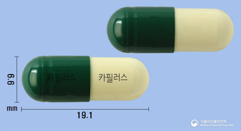 카필러스캡슐 낱알 사진