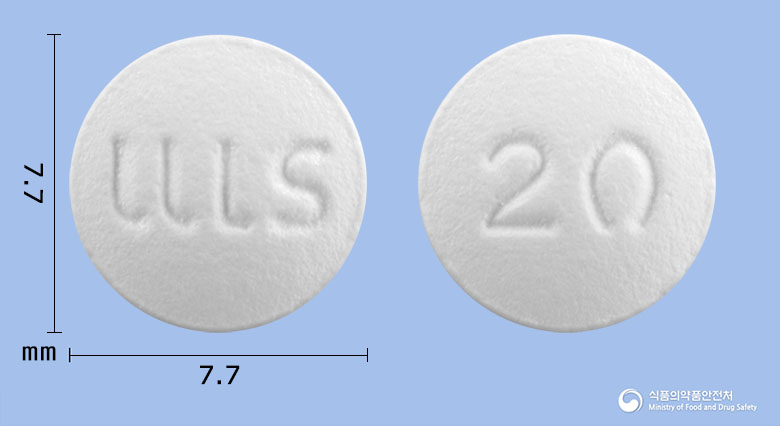 아트로드정20mg(아토르바스타틴칼슘수화물) 낱알 사진