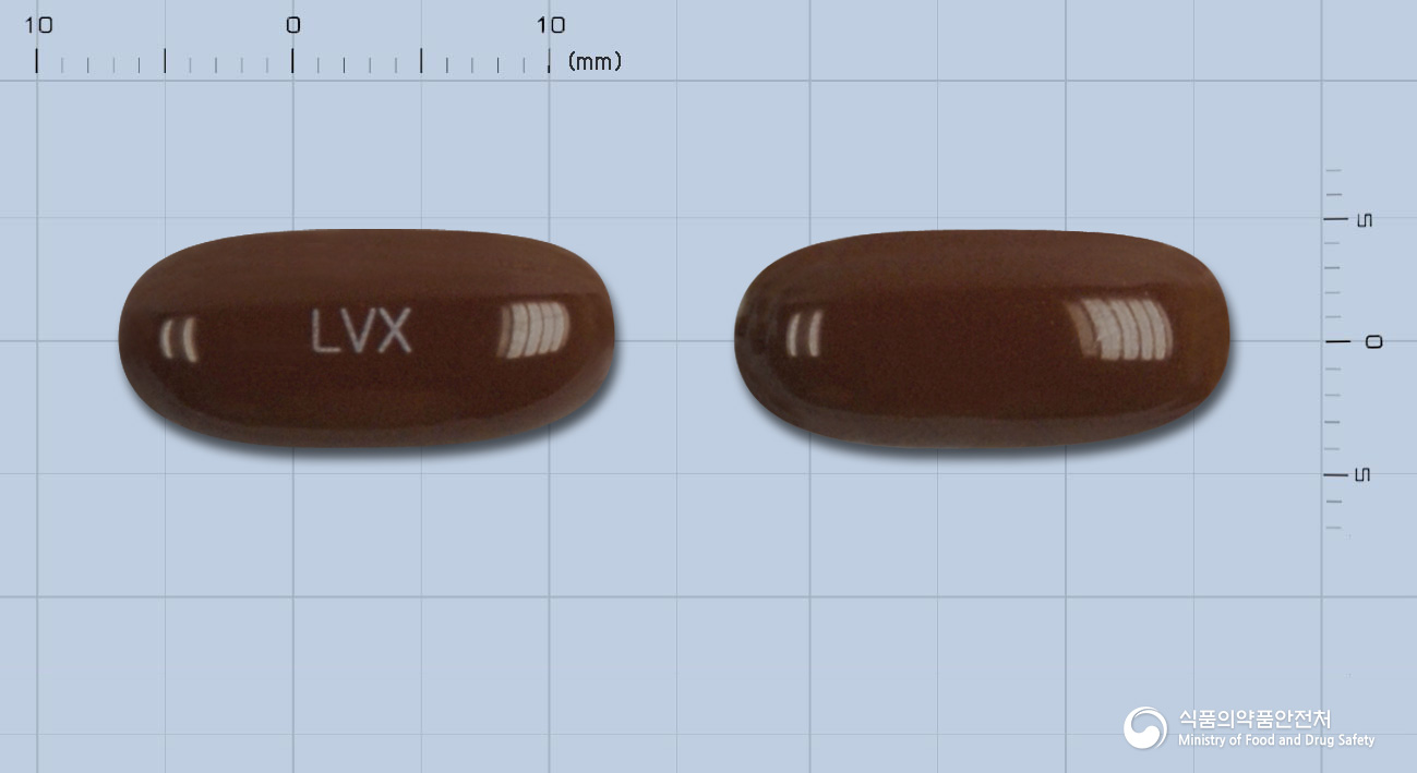 영진리버렉스연질캡슐350mg(밀크시슬열매건조엑스) 낱알 사진