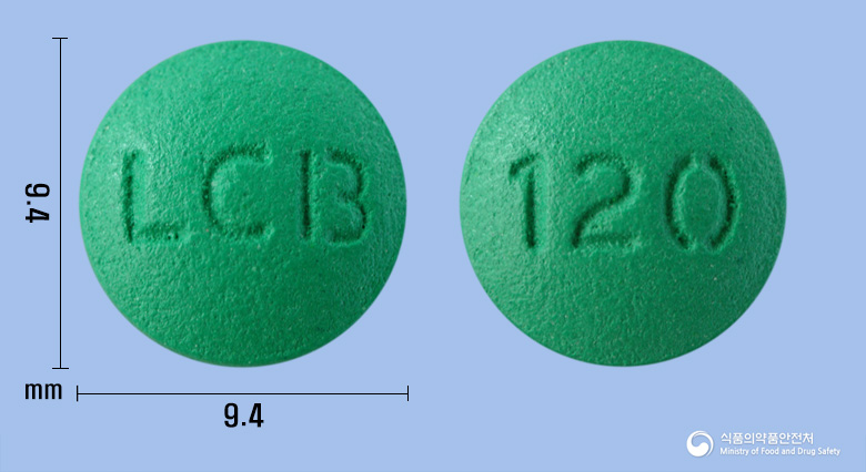 징코멕스정120mg(은행엽건조엑스) 낱알 사진