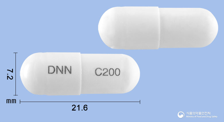 대원바이오텍실로스타졸서방캡슐200mg 낱알 사진