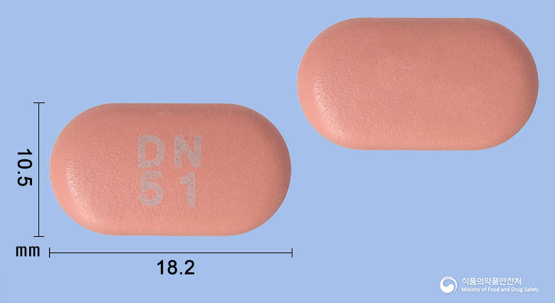 시타포민알파정50/1000mg 낱알 사진