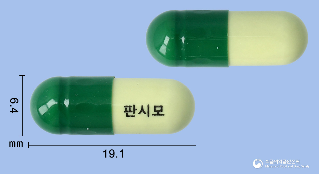 판시모캡슐 낱알 사진